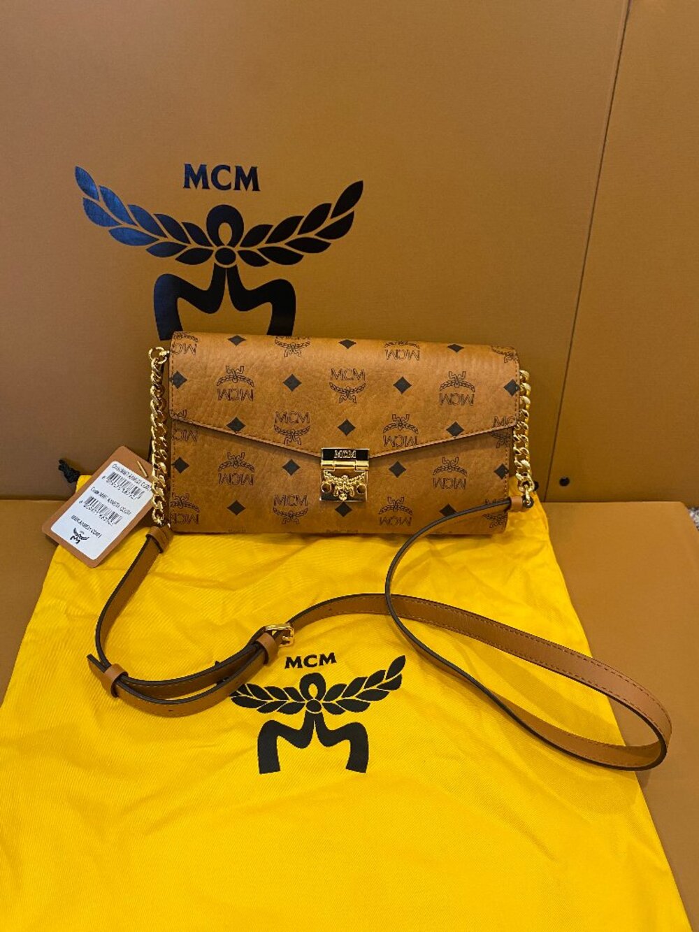 MCM Tracy Crossbody in Visetos